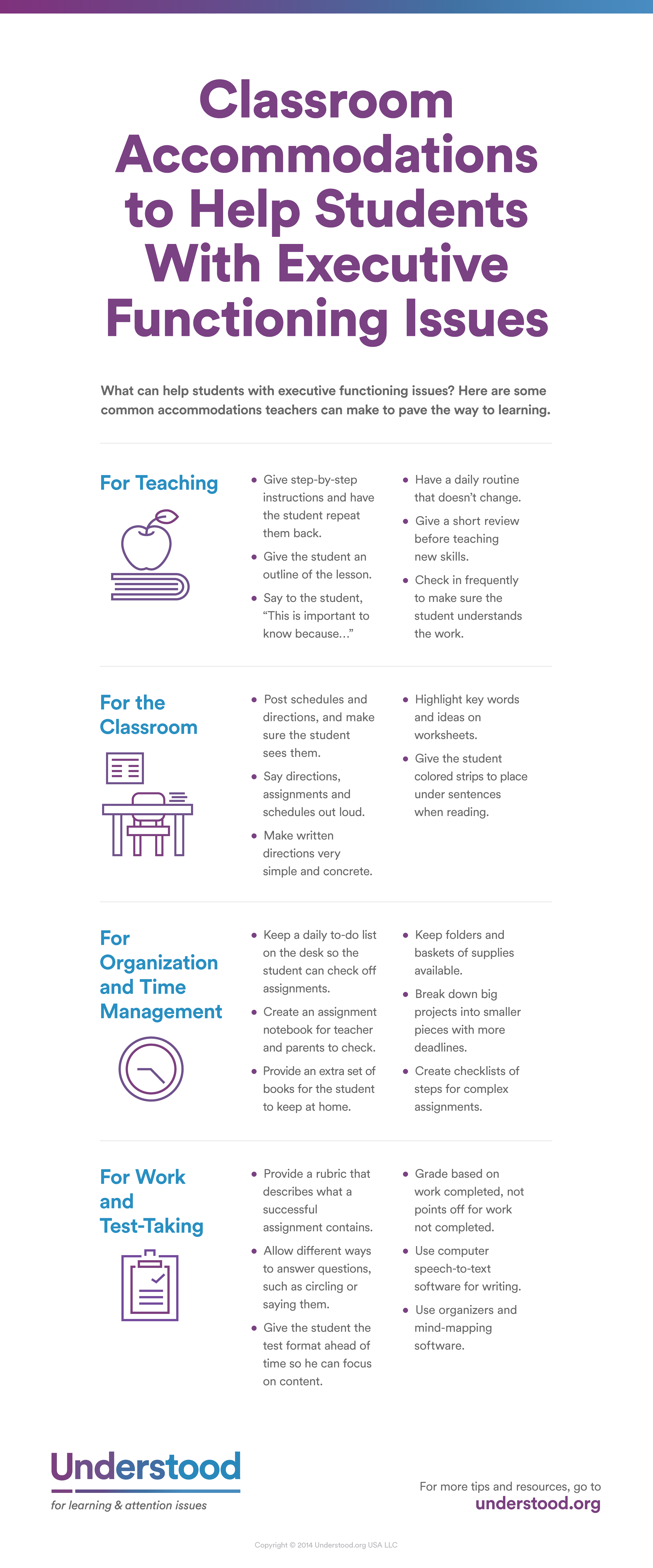 Classroom Accommodations to Help Students with Dyslexia (Infograph)
